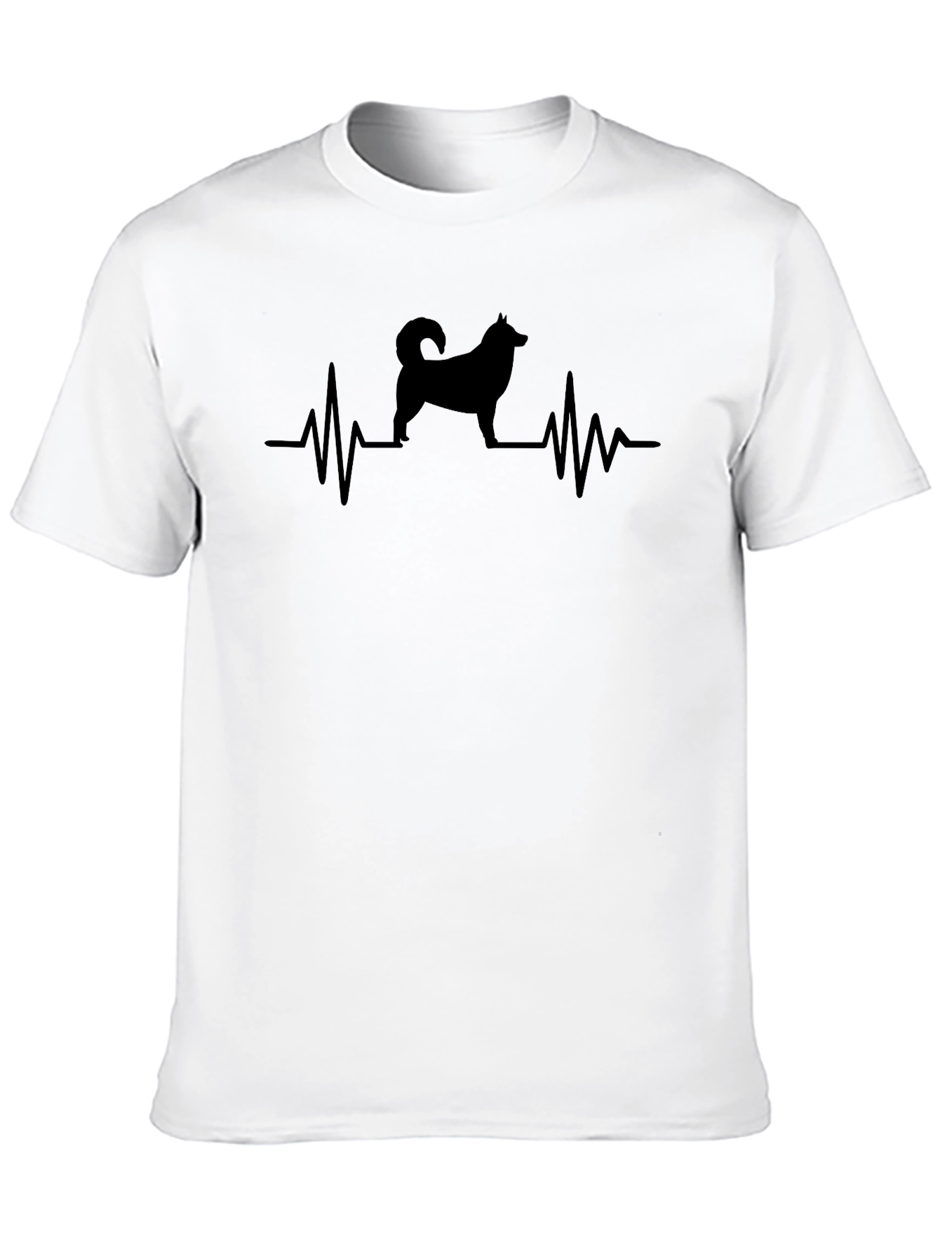 Dog Heartbeat T-Shirt -  Unisex Casual Tee