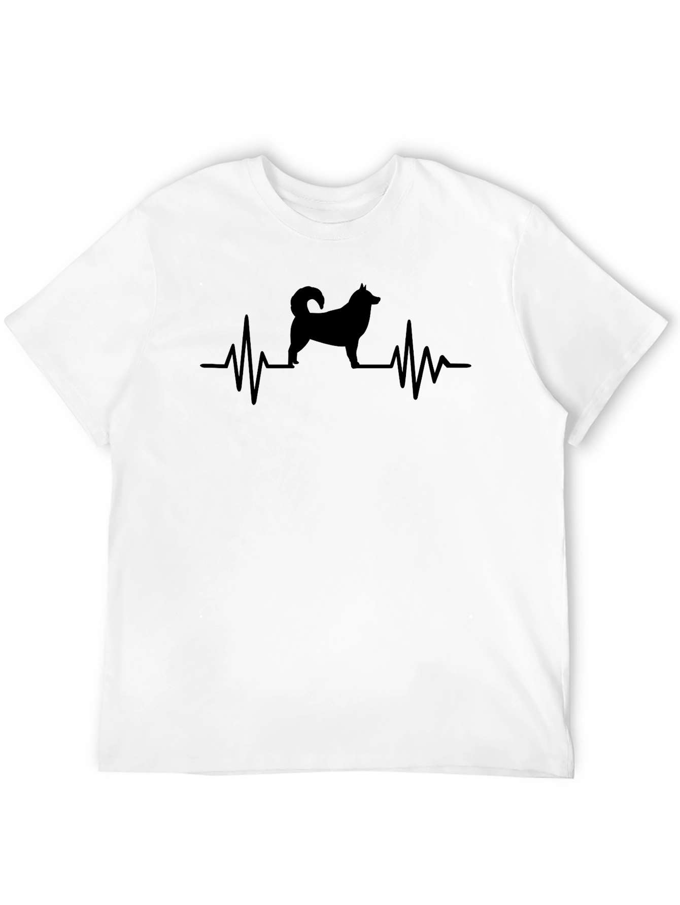 Dog Heartbeat T-Shirt -  Unisex Casual Tee