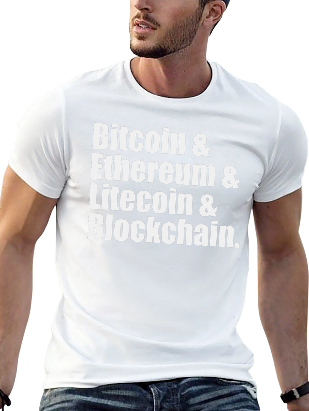 Crypto Enthusiast T-Shirt - Bitcoin Ethereum Litecoin & Blockchain