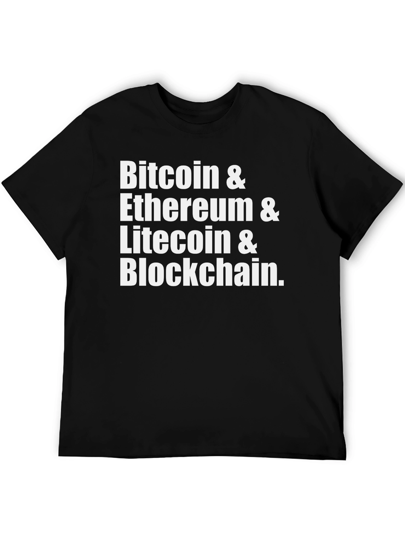 Crypto Enthusiast T-Shirt - Bitcoin Ethereum Litecoin & Blockchain