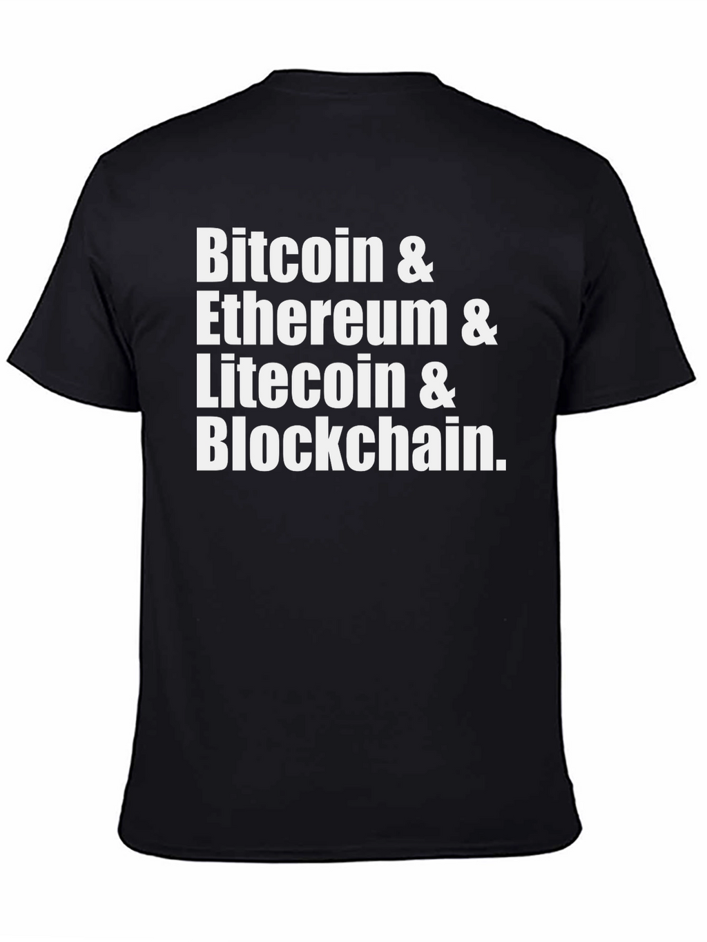 Crypto Enthusiast T-Shirt - Bitcoin Ethereum Litecoin & Blockchain