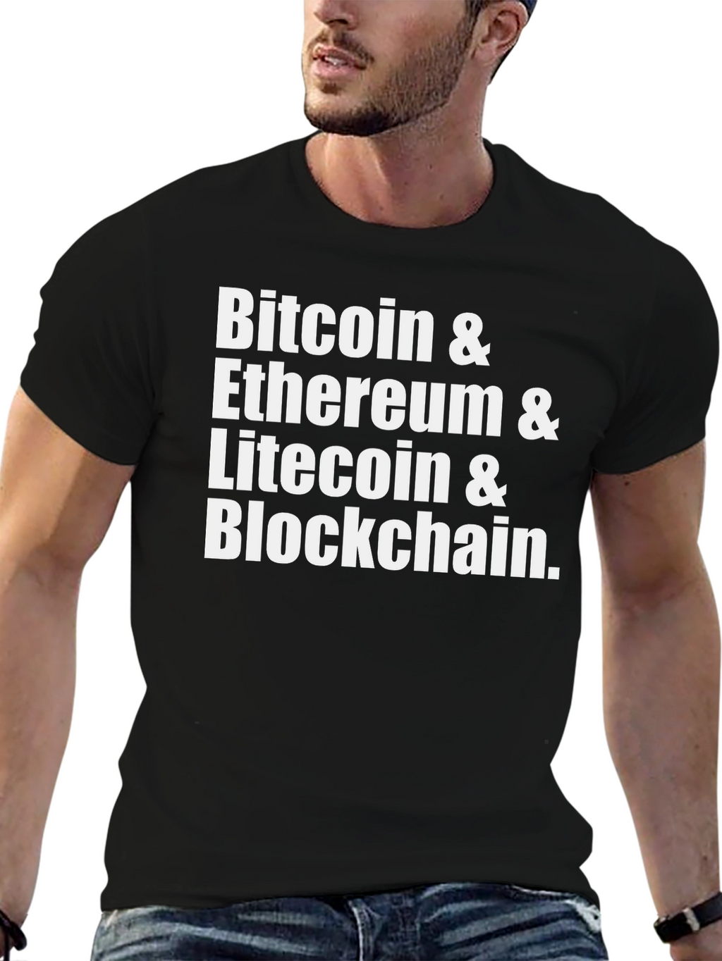 Crypto Enthusiast T-Shirt - Bitcoin Ethereum Litecoin & Blockchain