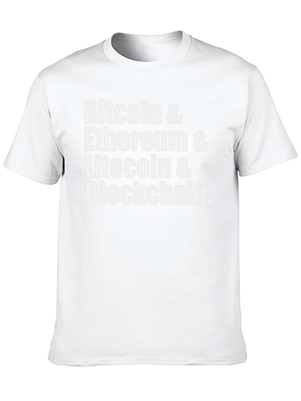 Crypto Enthusiast T-Shirt - Bitcoin Ethereum Litecoin & Blockchain