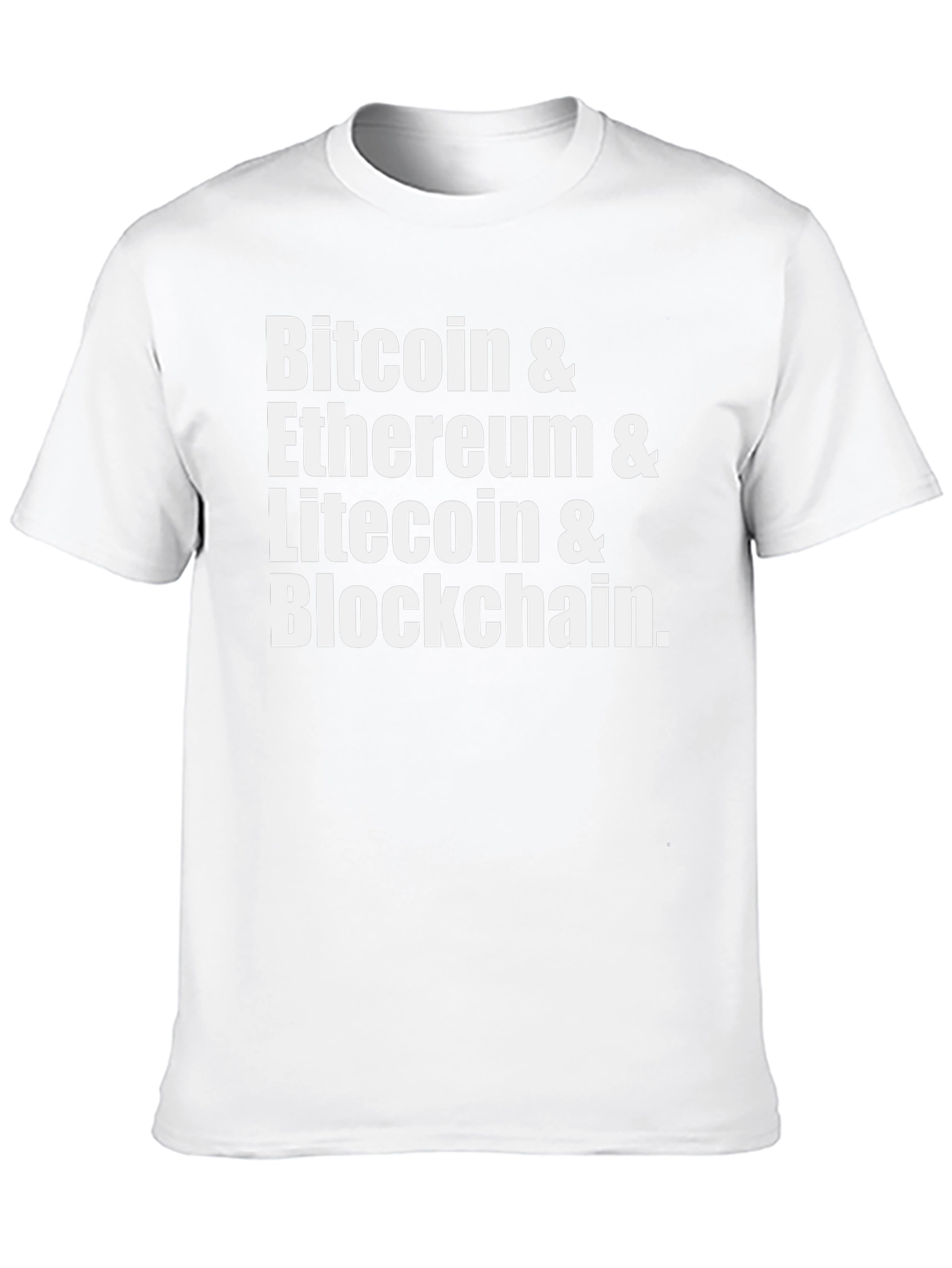 Crypto Enthusiast T-Shirt - Bitcoin Ethereum Litecoin & Blockchain