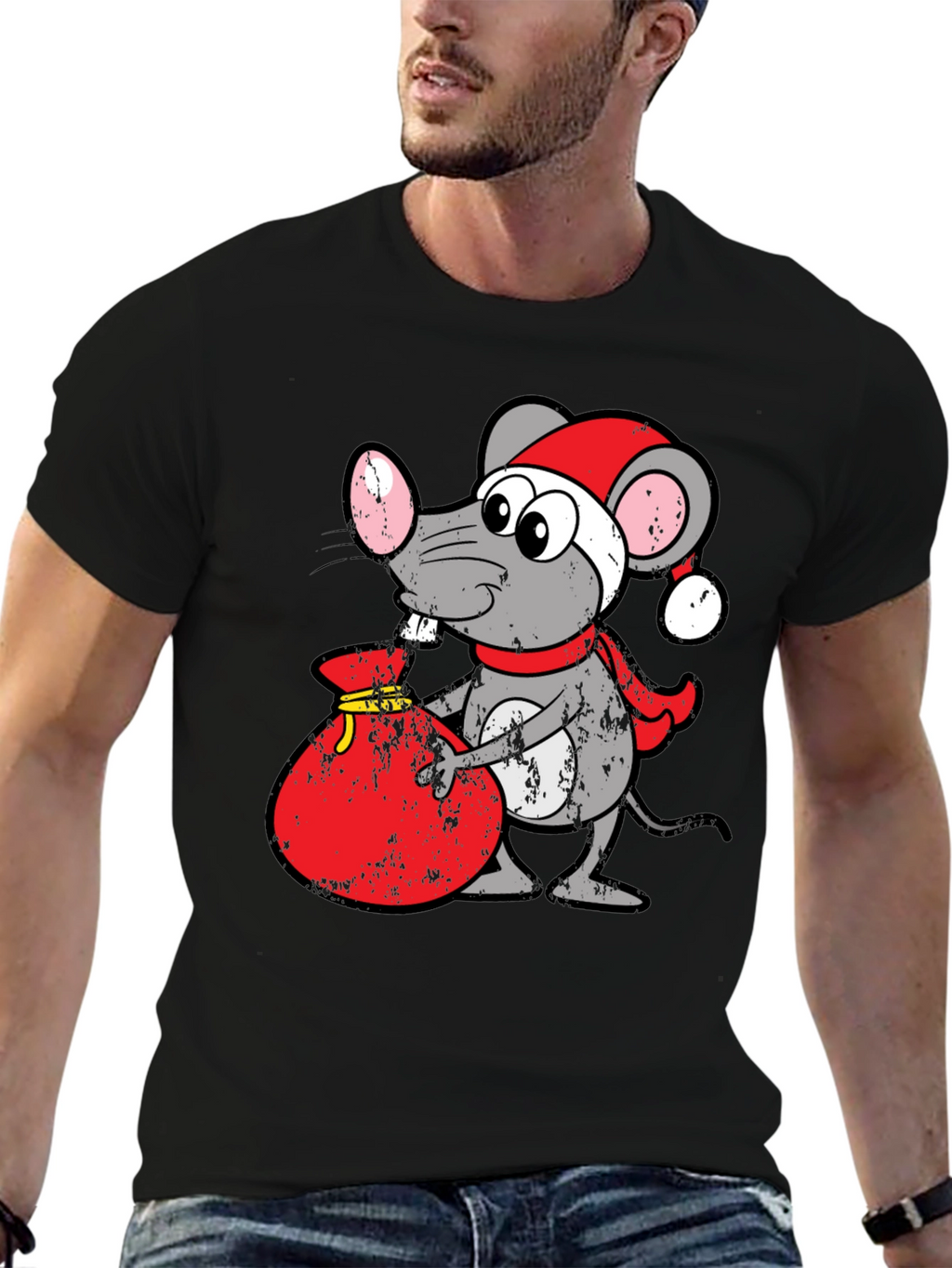 Festive Mouse Graphic Tee