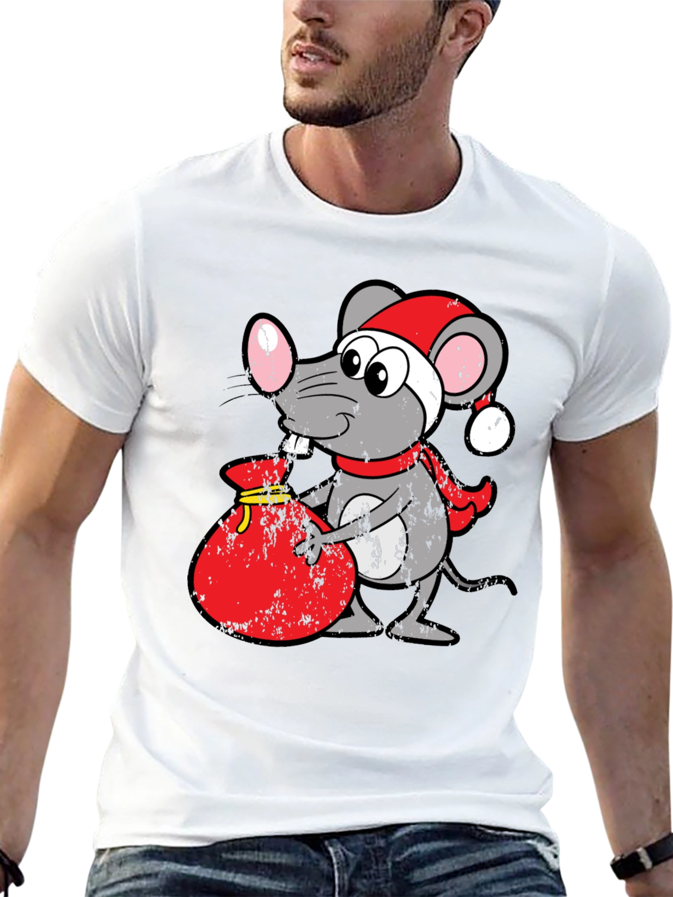 Festive Mouse Graphic Tee
