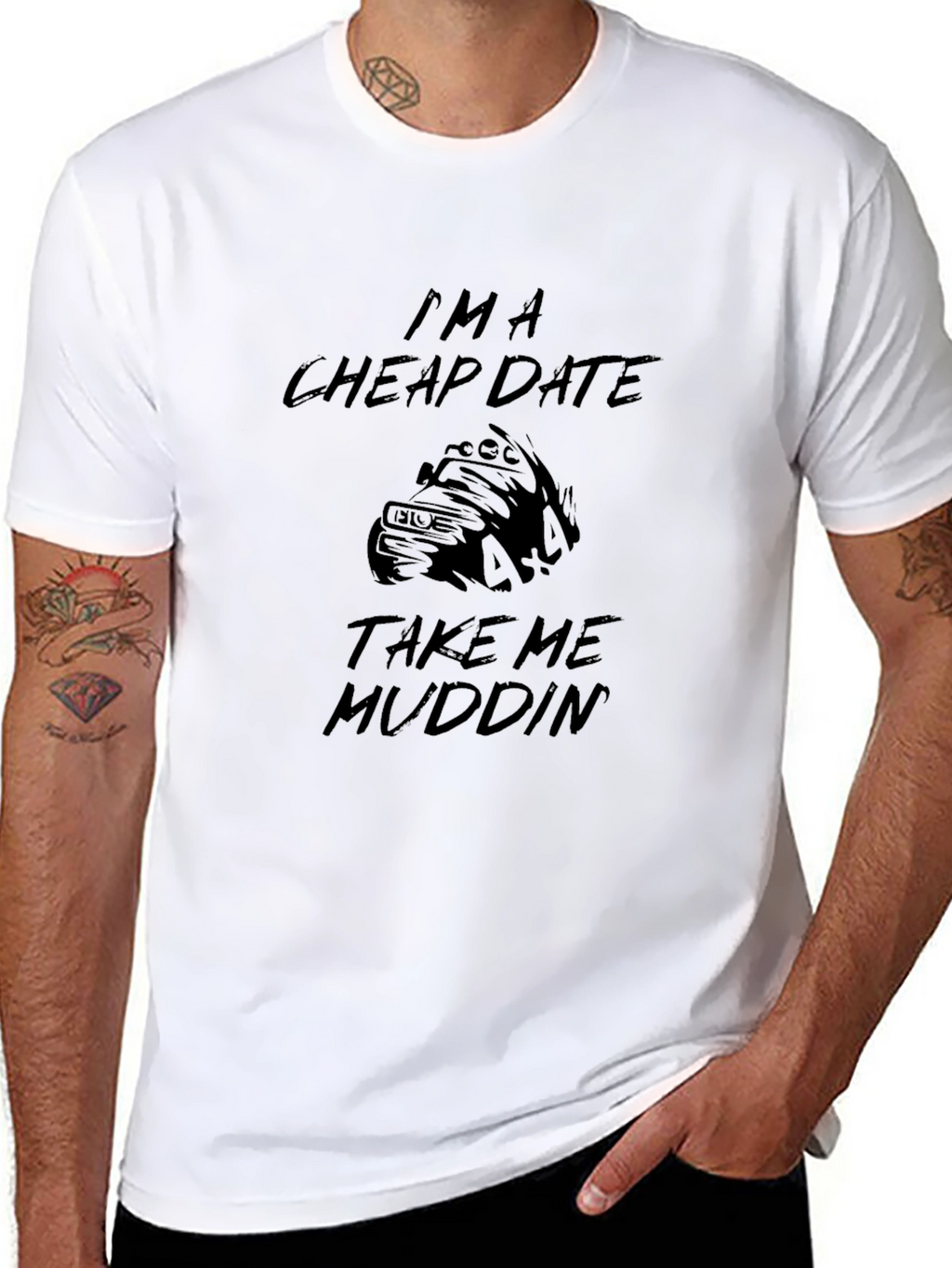 Im a Cheap Date Mudding Black T-Shirt