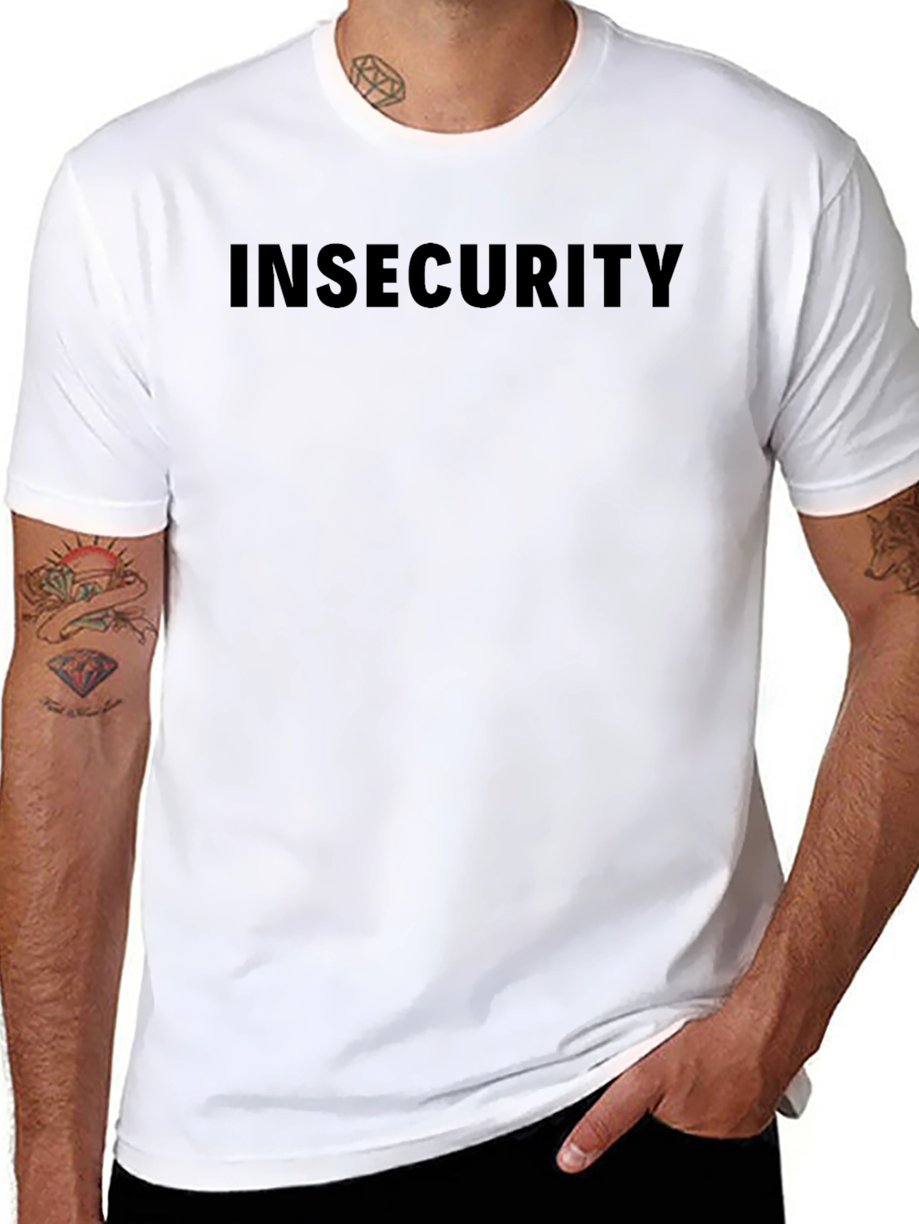 Insecurity Graphic Tee - Black