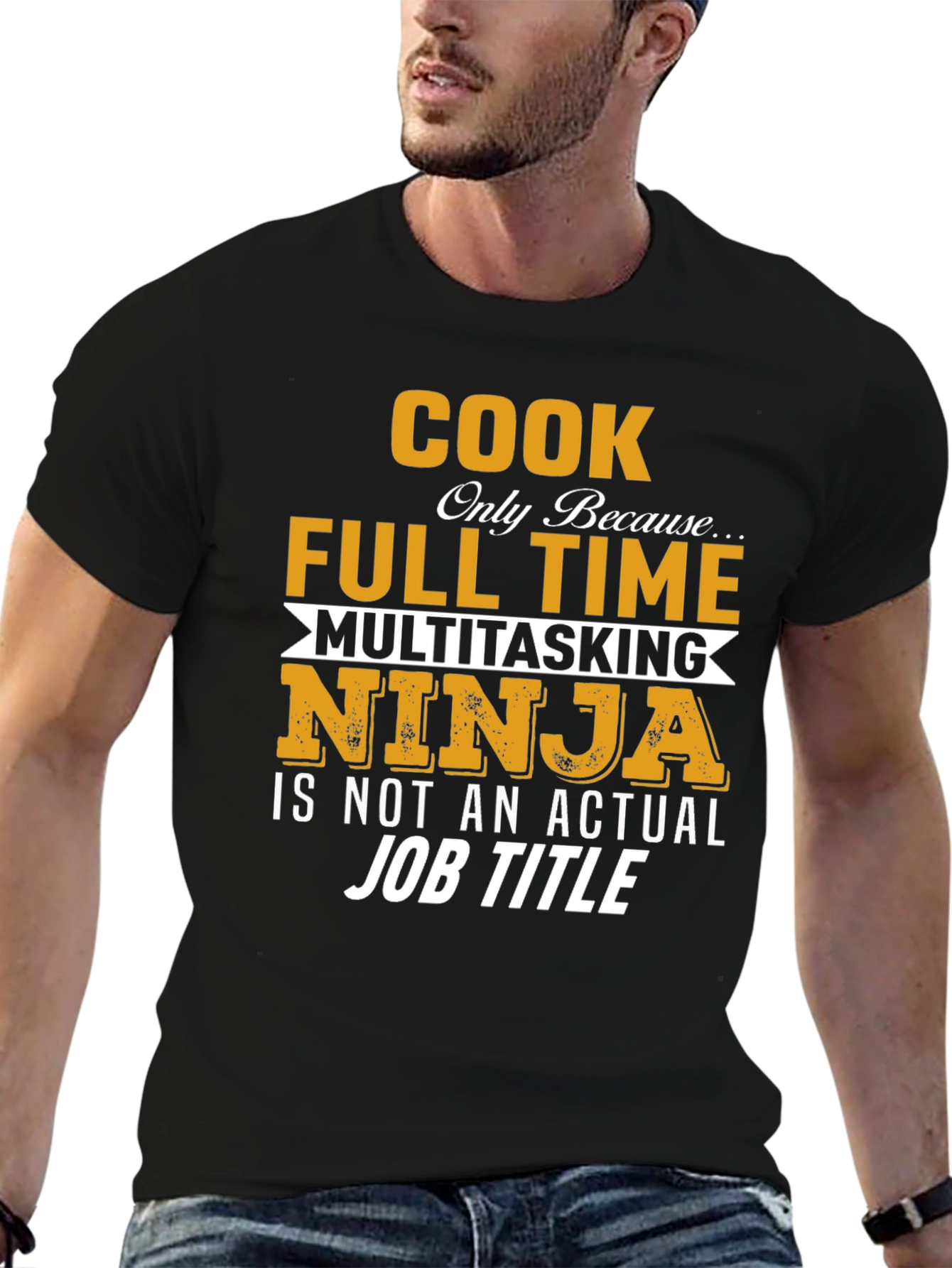 Cook Full Time Multitasking Ninja T-Shirt