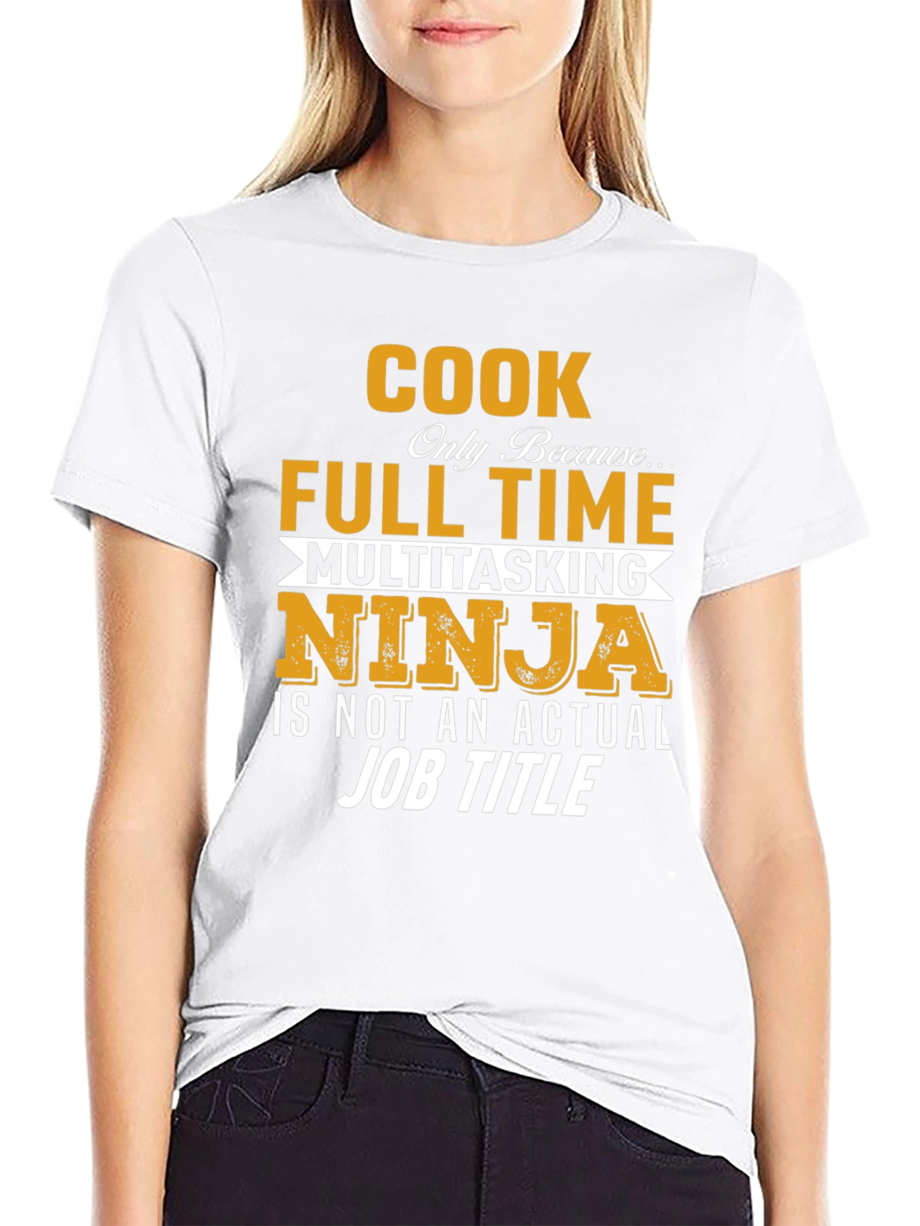 Cook Full Time Multitasking Ninja T-Shirt