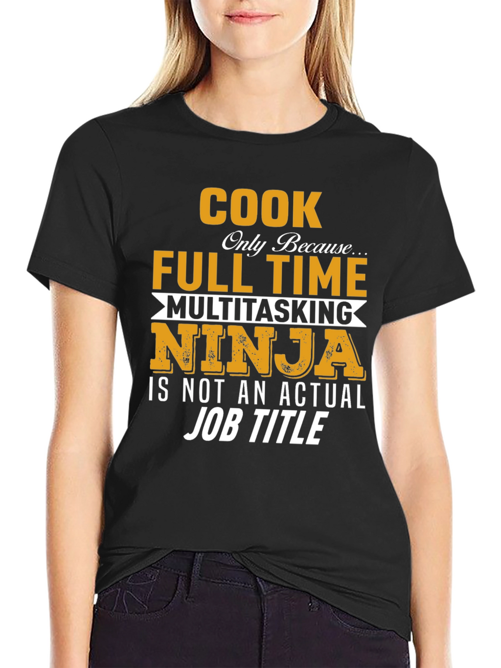 Cook Full Time Multitasking Ninja T-Shirt