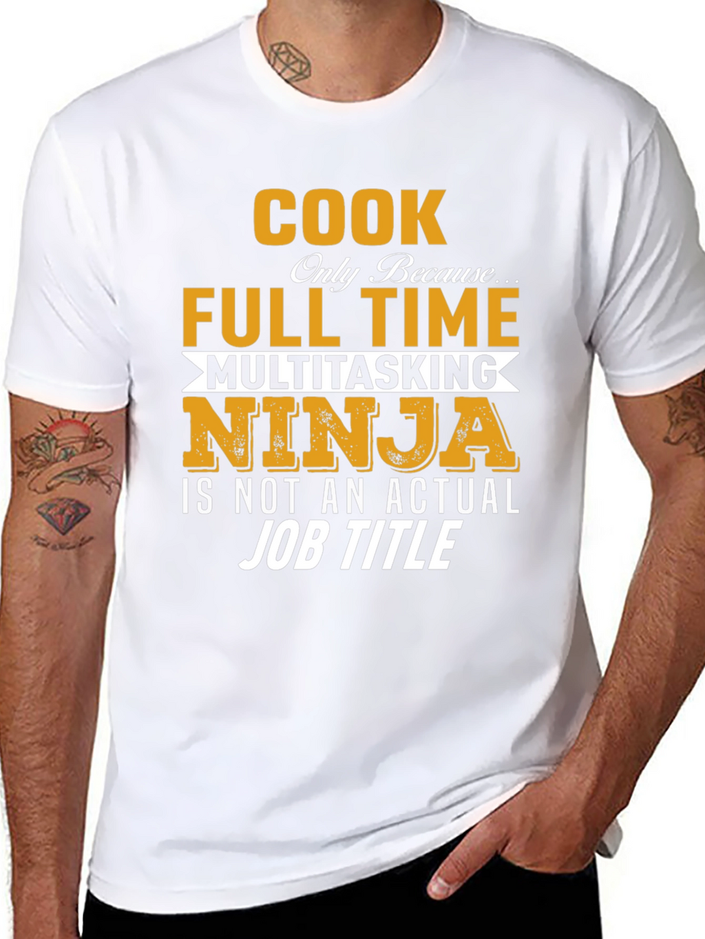 Cook Full Time Multitasking Ninja T-Shirt