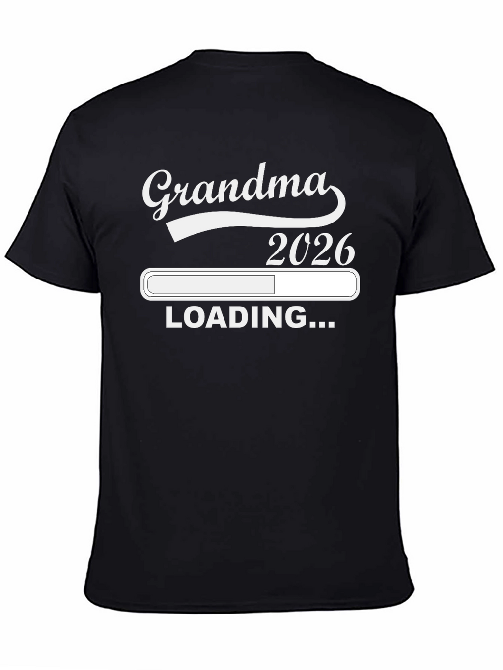 Grandma 2026 Loading Black T-Shirt