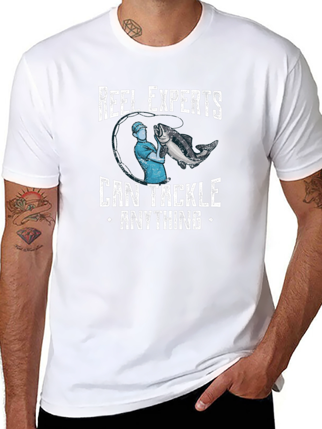 Reel Experts Fishing Graphic T-Shirt