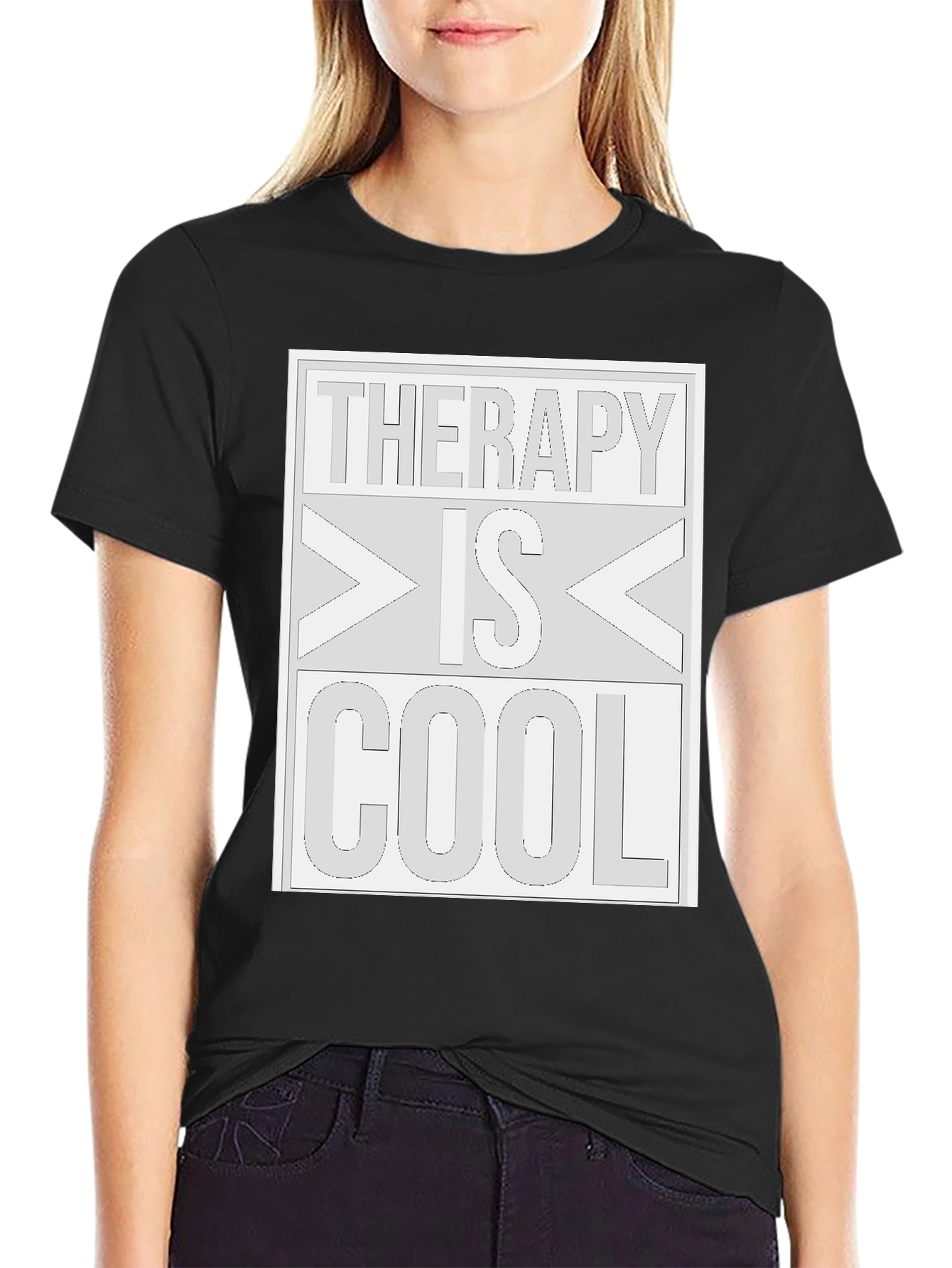 Therapy is Cool Graphic T-Shirt - Stylish and Comfortable