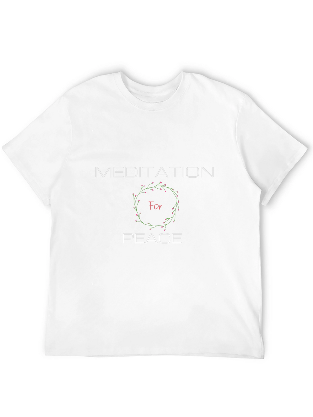 Meditation for Peace Black T-Shirt