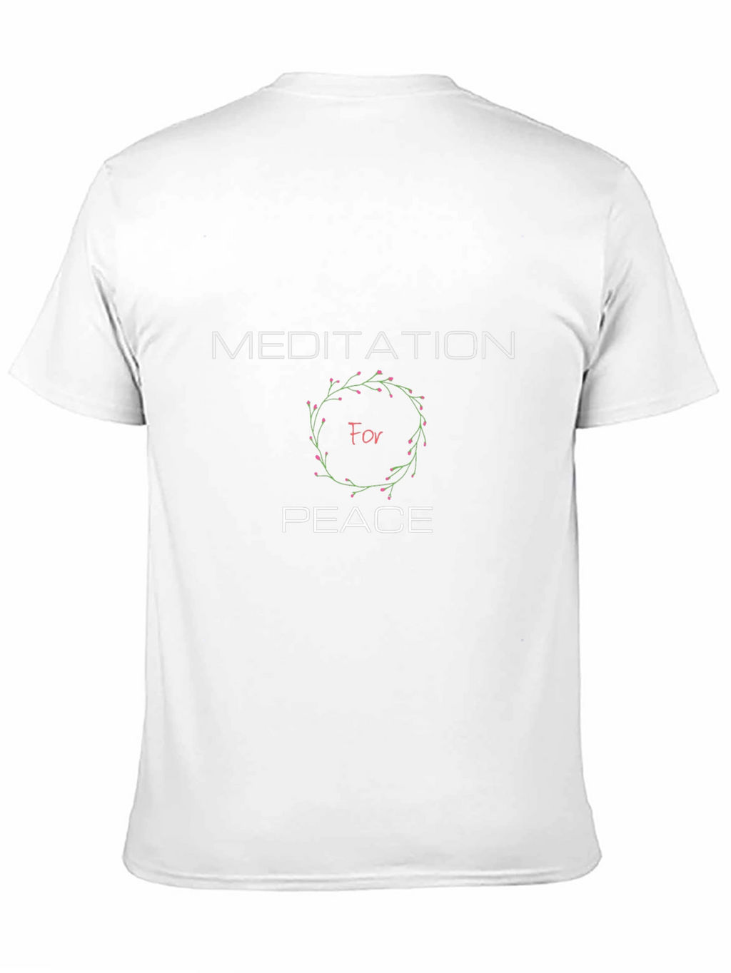 Meditation for Peace Black T-Shirt