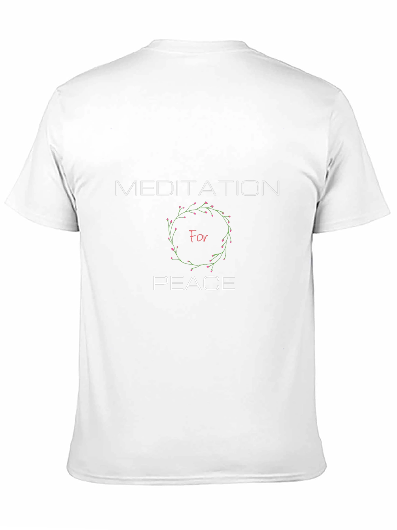 Meditation for Peace Black T-Shirt