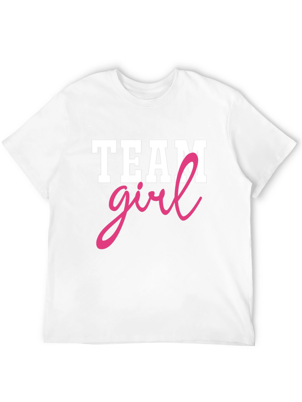 Team Girl T-Shirt - Baby Gender Reveal Party