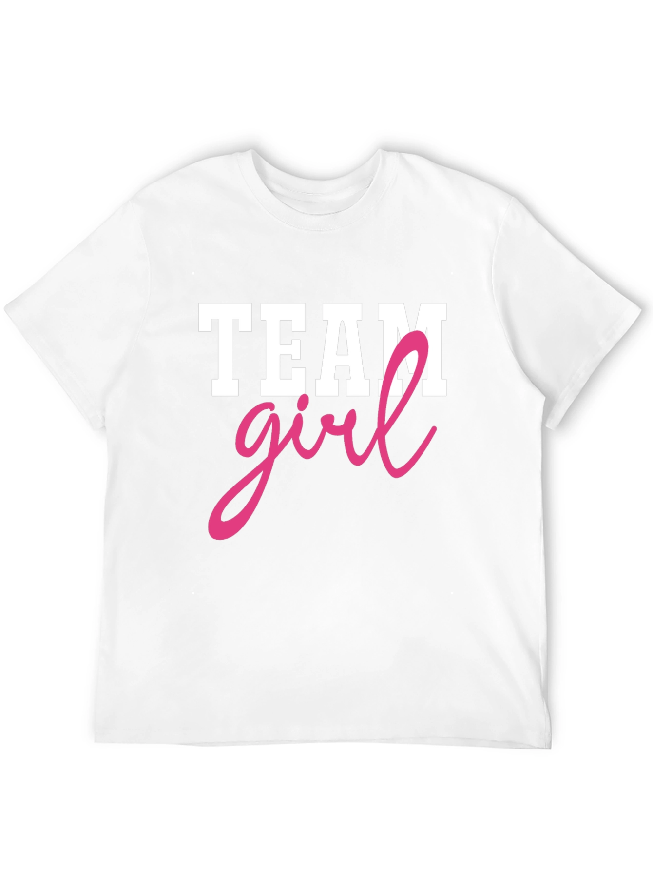 Team Girl T-Shirt - Baby Gender Reveal Party