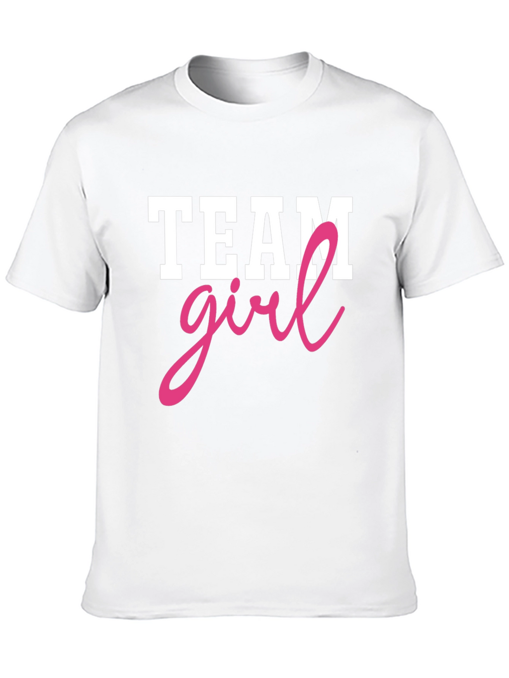 Team Girl T-Shirt - Baby Gender Reveal Party