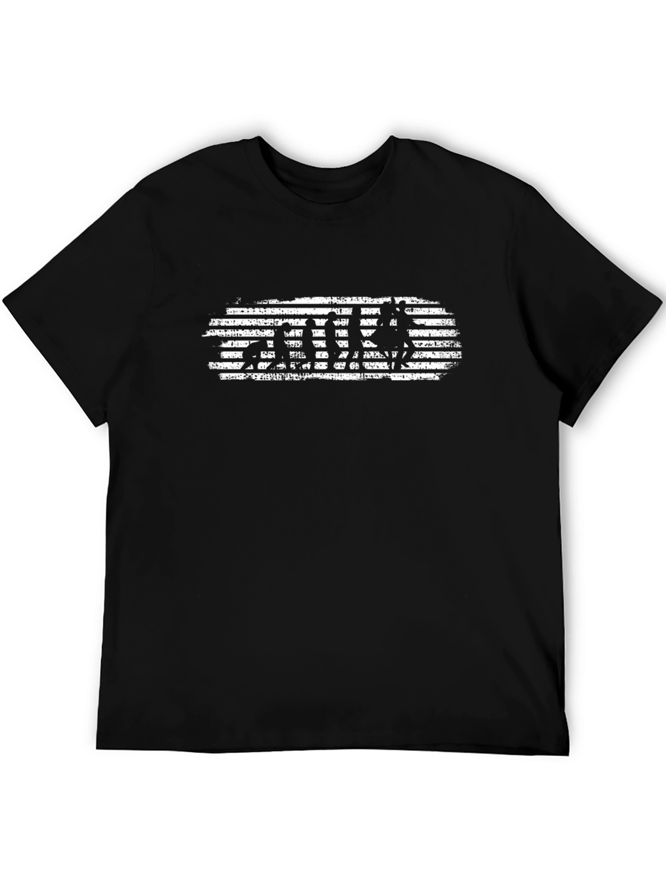 Evolution of Disc Golf Black T-Shirt