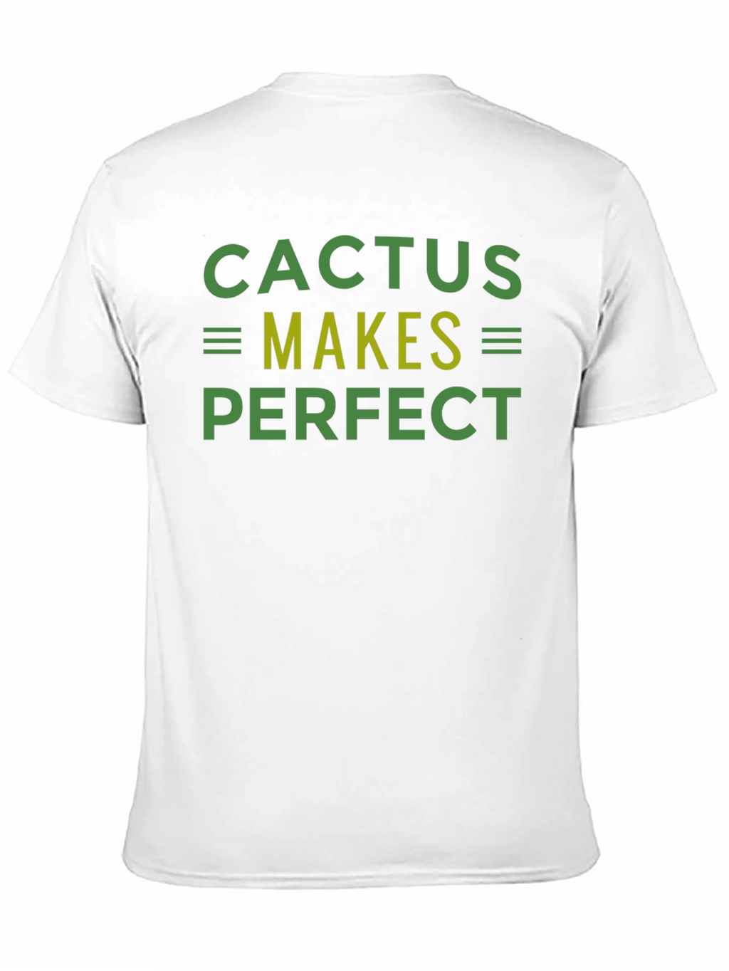 Cactus Makes Perfect Graphic Tee - Black Cotton T-Shirt