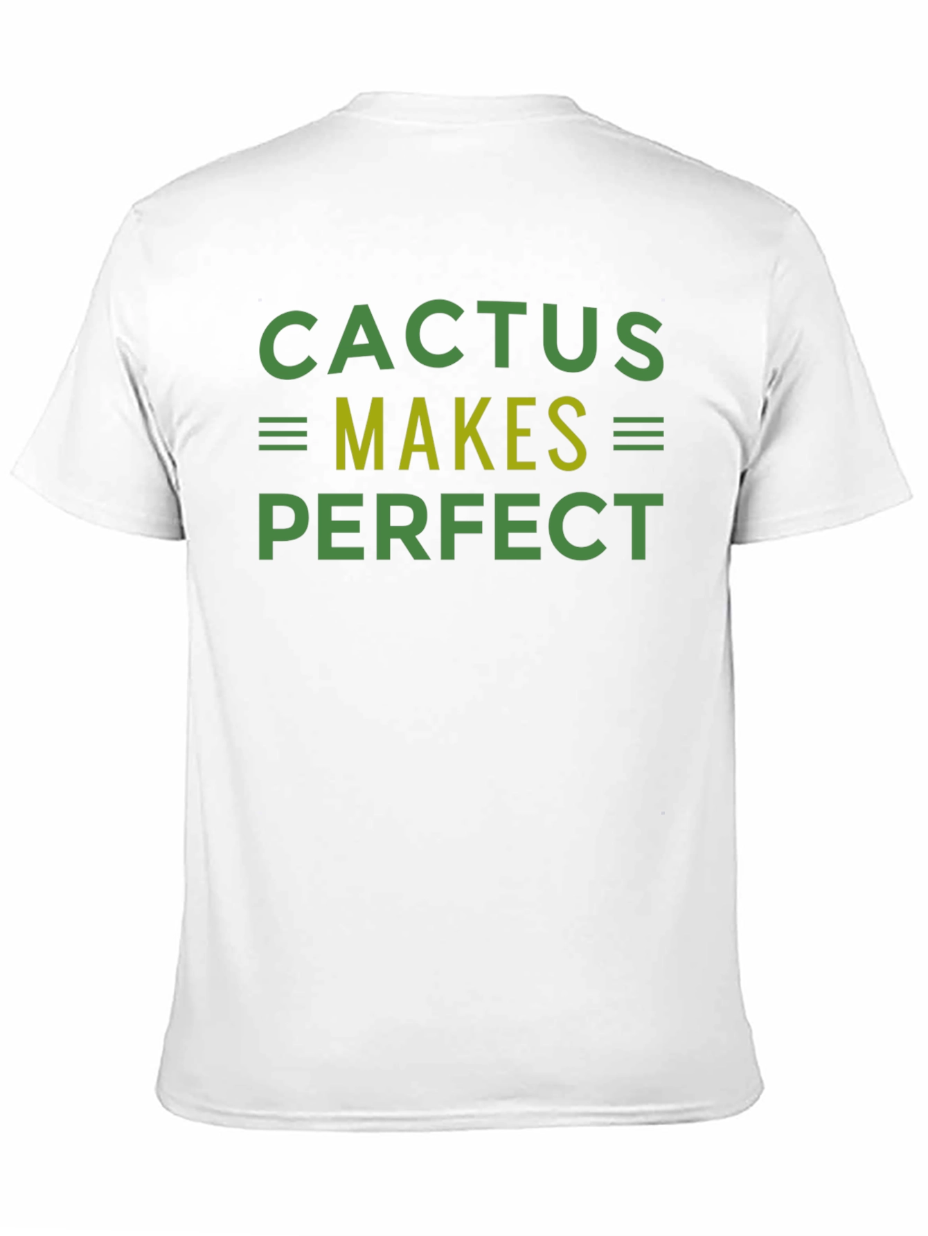 Cactus Makes Perfect Graphic Tee - Black Cotton T-Shirt