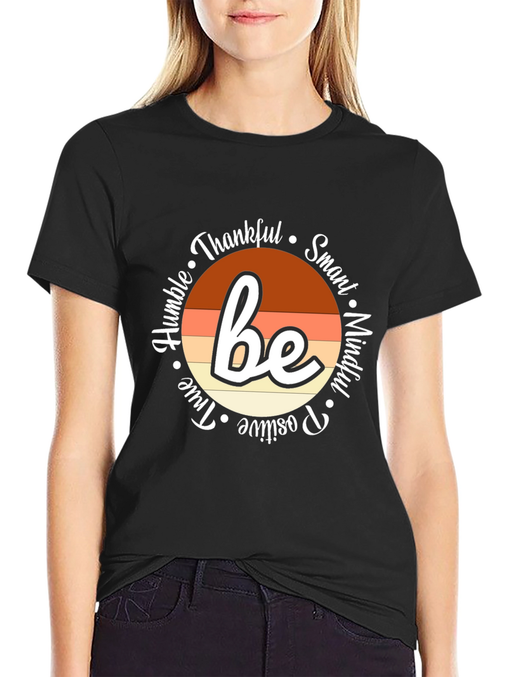 Be Thankful Inspirational Graphic Tee