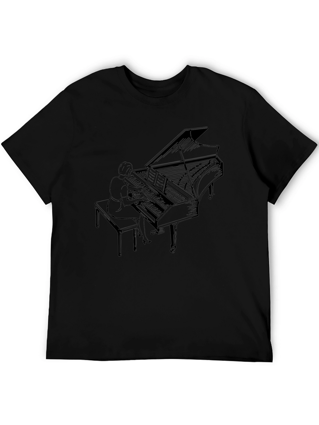 Grand Piano Player Graphic Tee