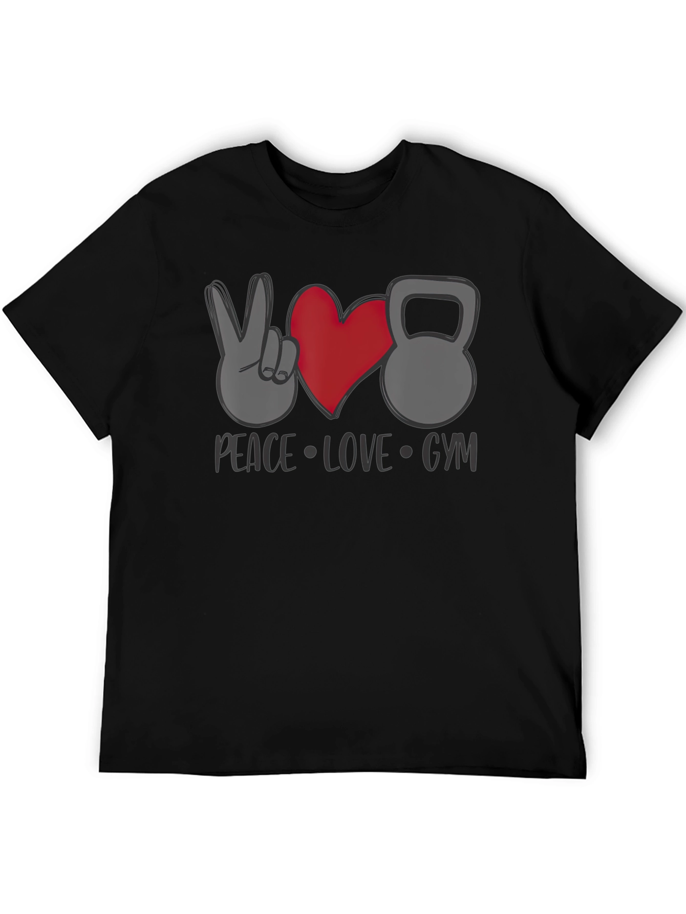 Peace Love Gym Graphic Tee