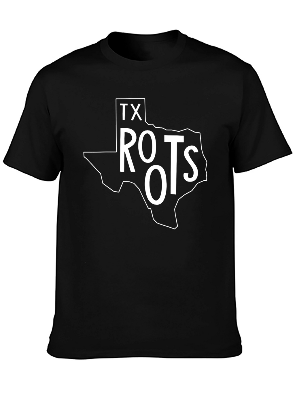 Texas Roots Graphic T-Shirt - Black