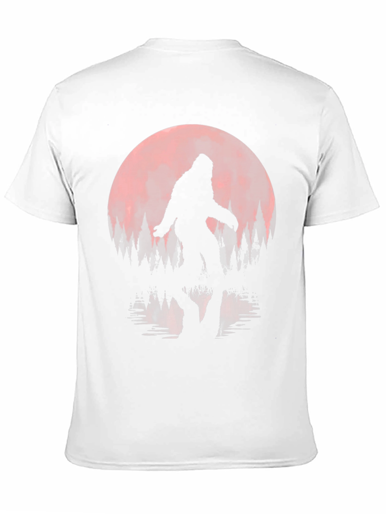 Bigfoot Moon Mens Graphic Tee