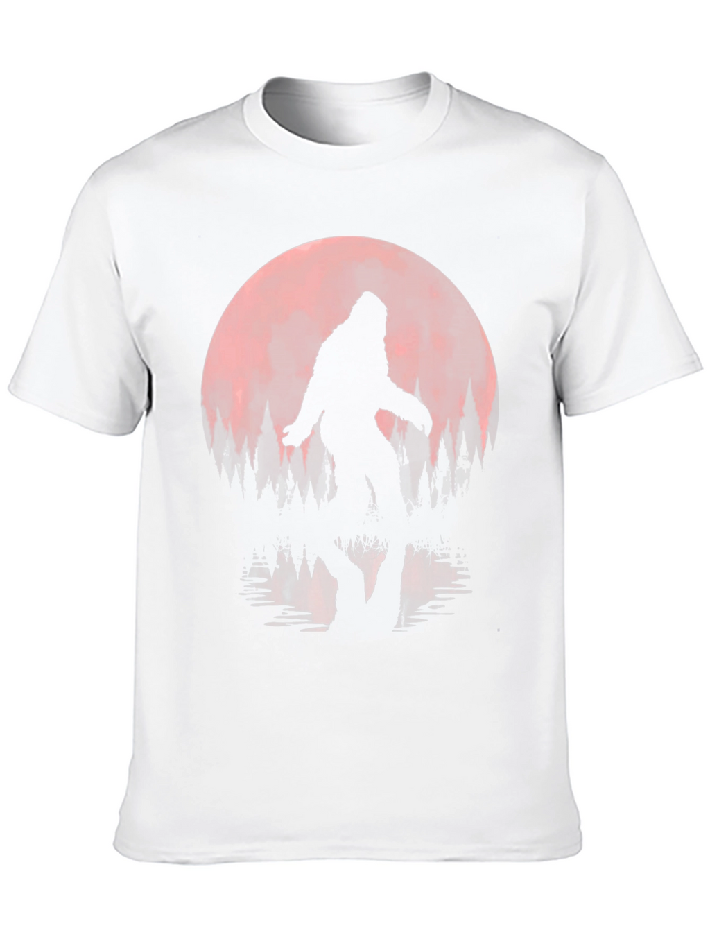 Bigfoot Moon Mens Graphic Tee