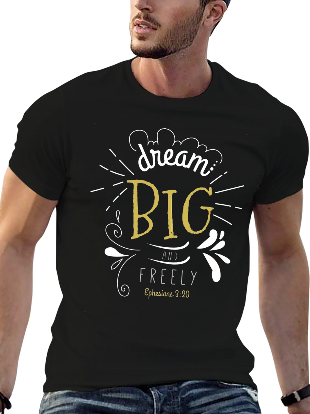 Dream Big Graphic T-Shirt - Inspirational Tee