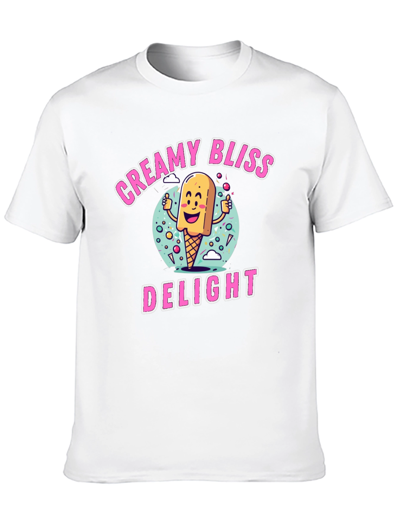 Creamy Bliss Delight Graphic T-Shirt