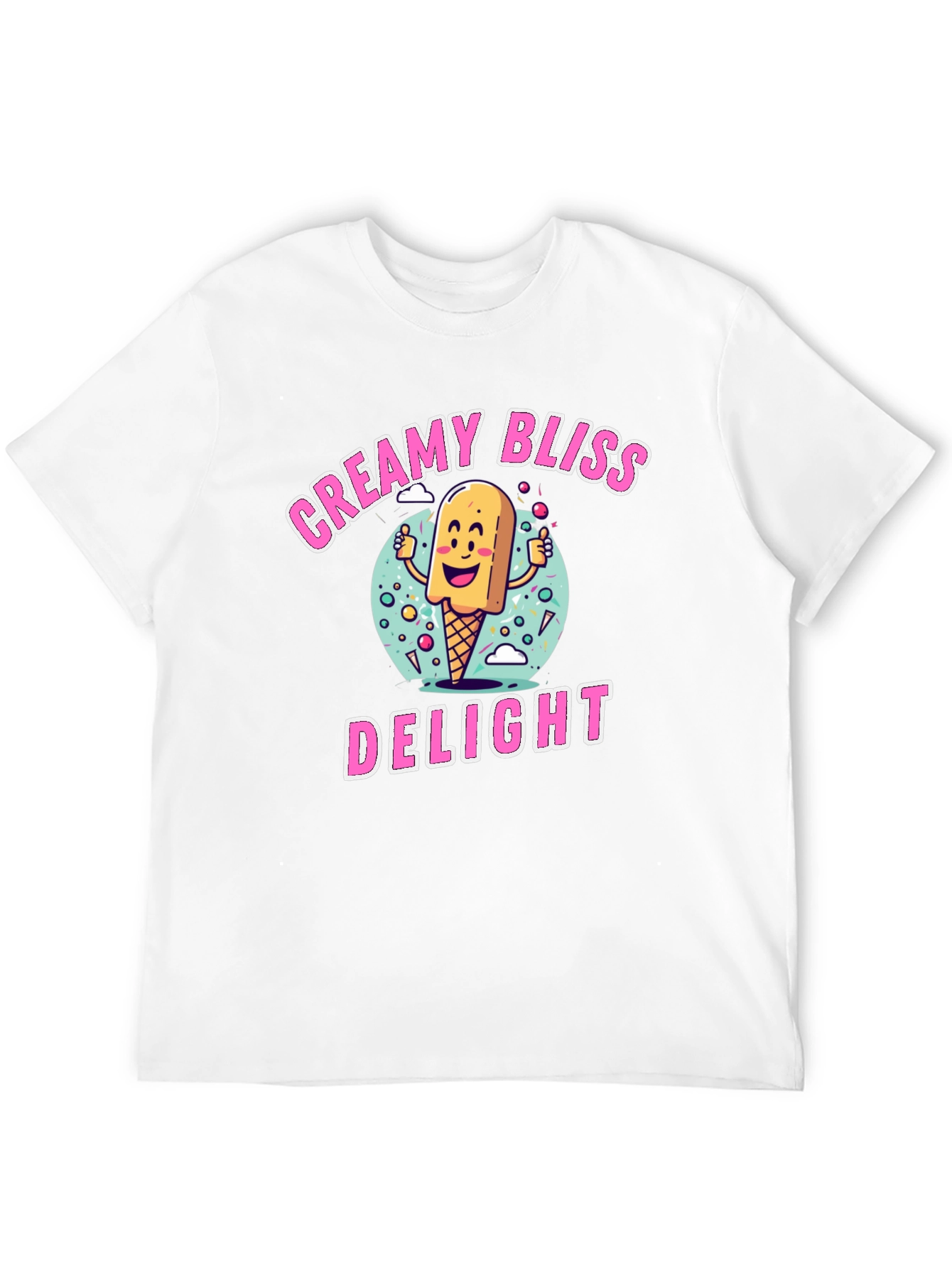 Creamy Bliss Delight Graphic T-Shirt