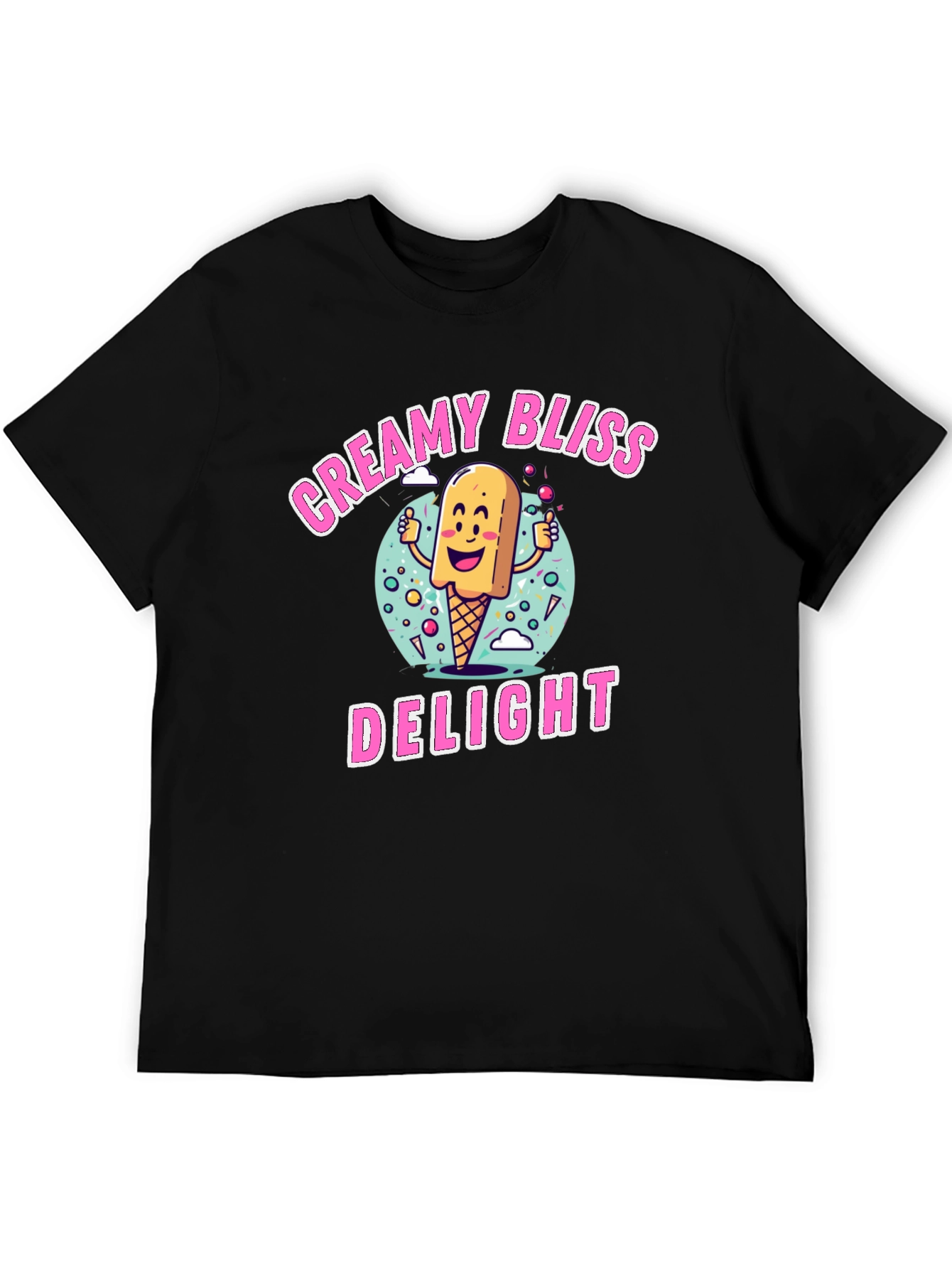 Creamy Bliss Delight Graphic T-Shirt