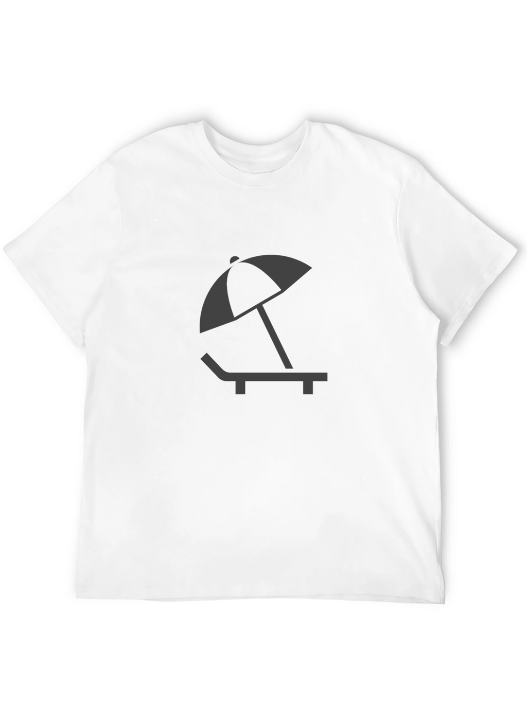 Beach Vibes T-Shirt - Umbrella Lounger Graphic Tee