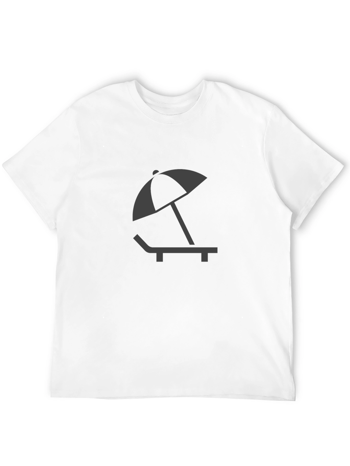 Beach Vibes T-Shirt - Umbrella Lounger Graphic Tee