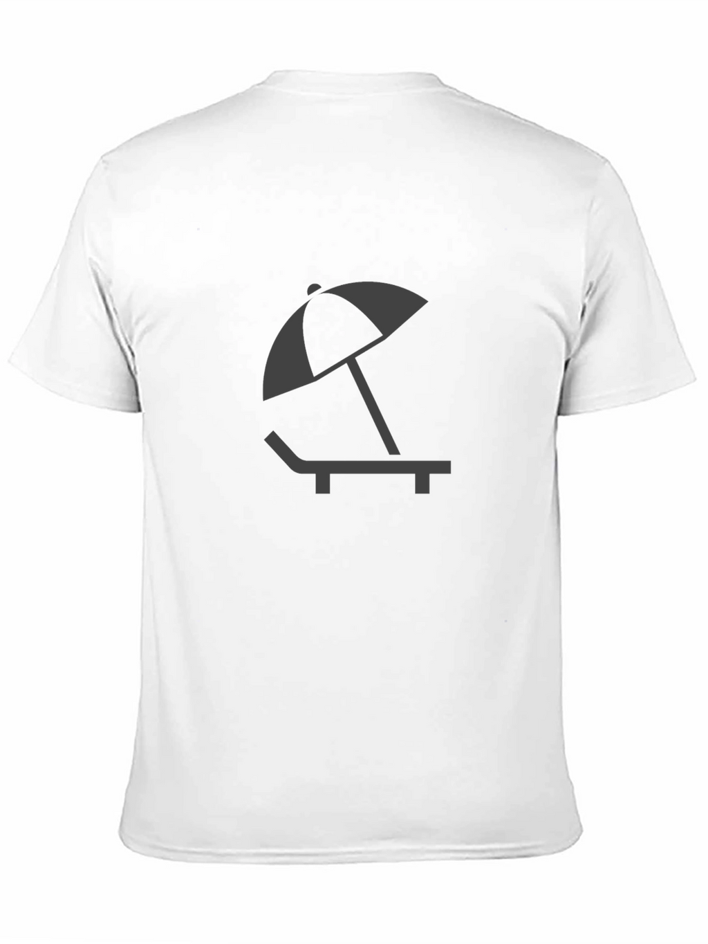 Beach Vibes T-Shirt - Umbrella Lounger Graphic Tee