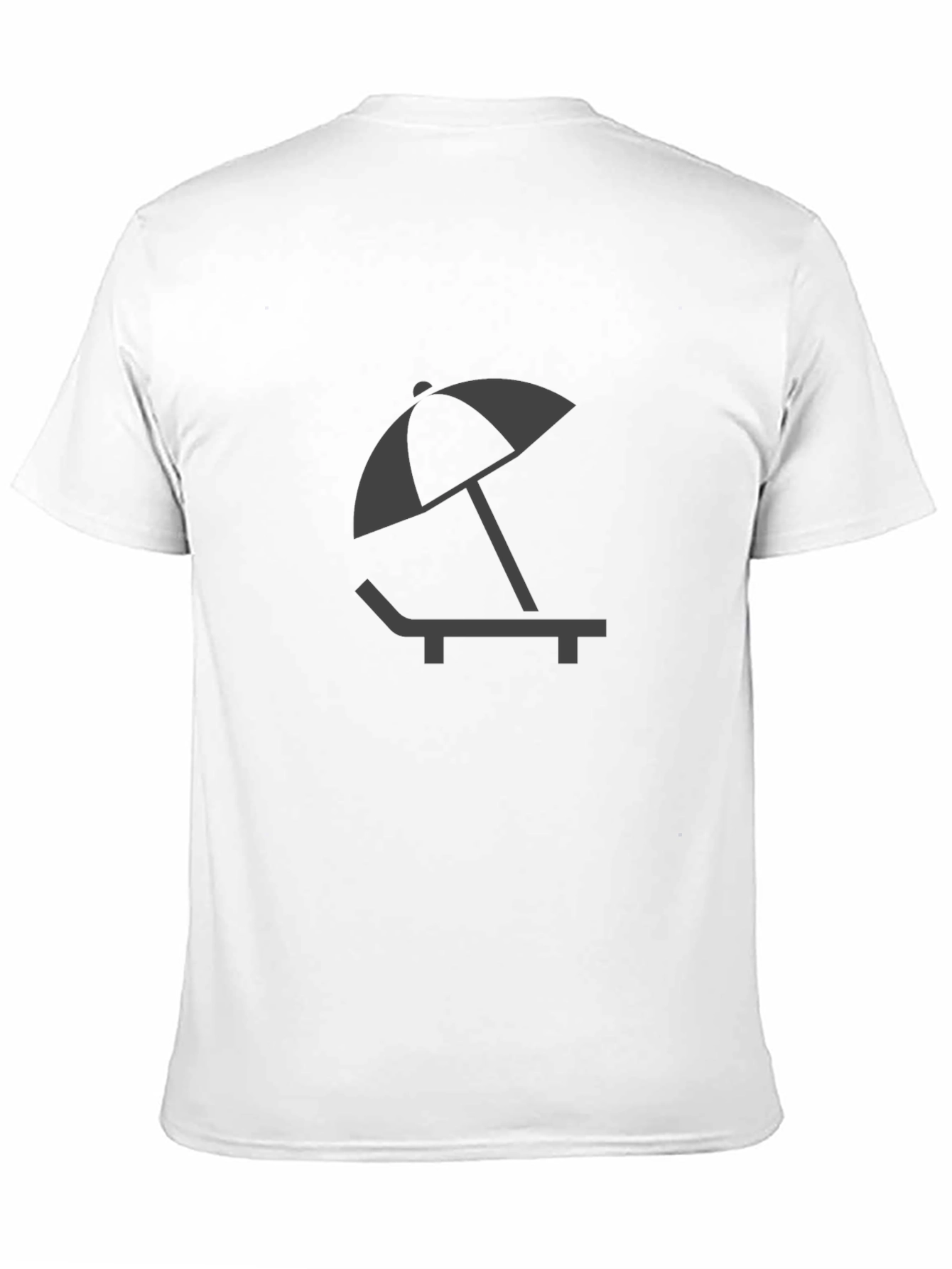 Beach Vibes T-Shirt - Umbrella Lounger Graphic Tee