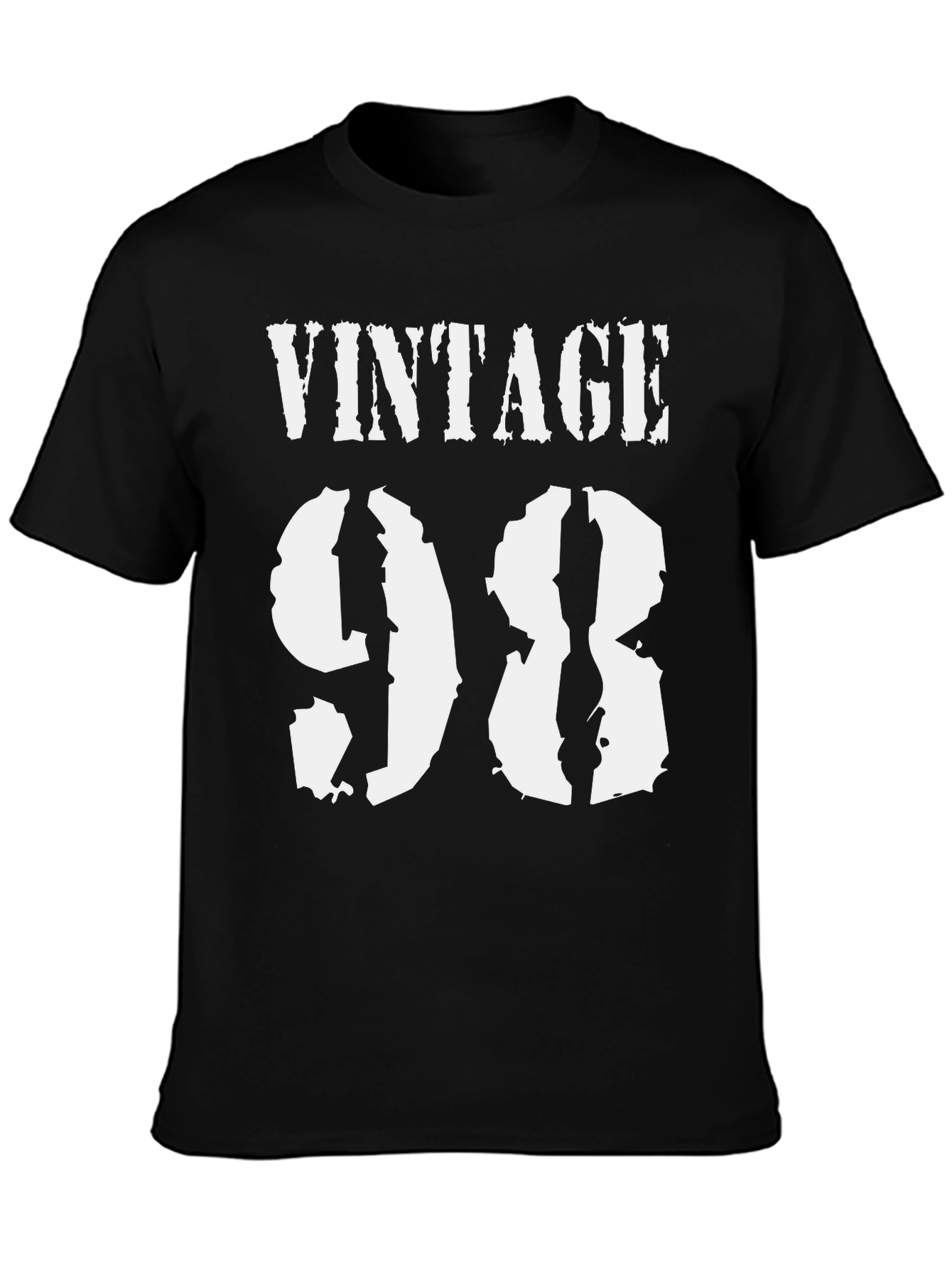 Vintage 98 Graphic Tee - Classic Birthday T-Shirt