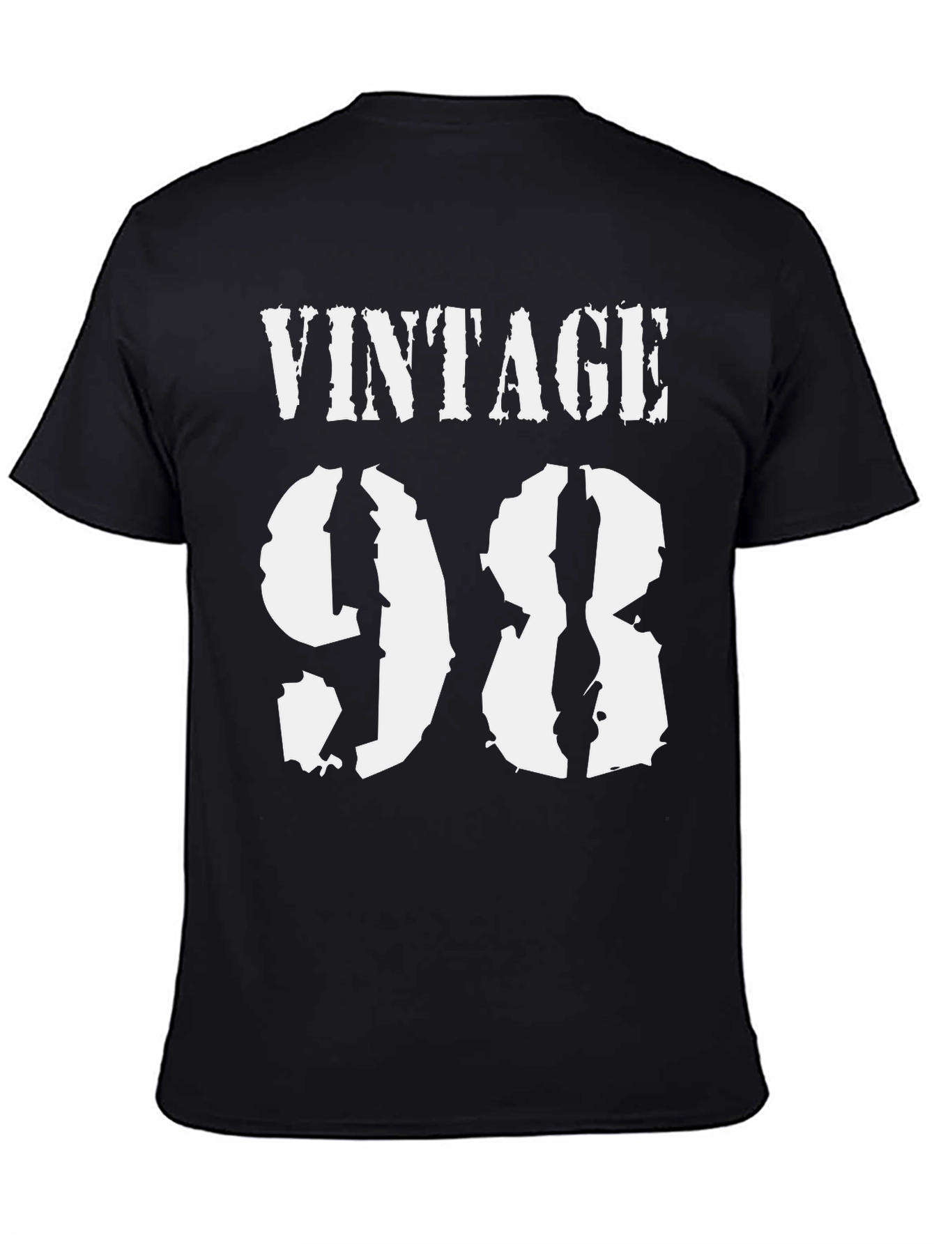 Vintage 98 Graphic Tee - Classic Birthday T-Shirt