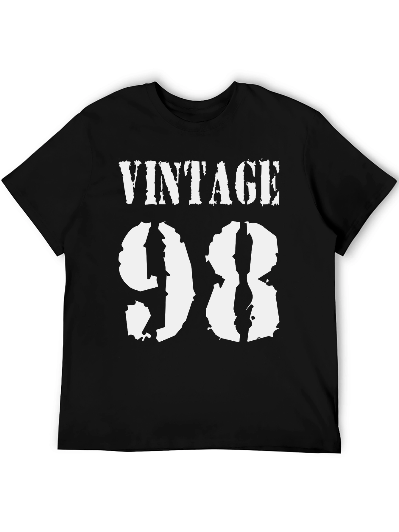 Vintage 98 Graphic Tee - Classic Birthday T-Shirt