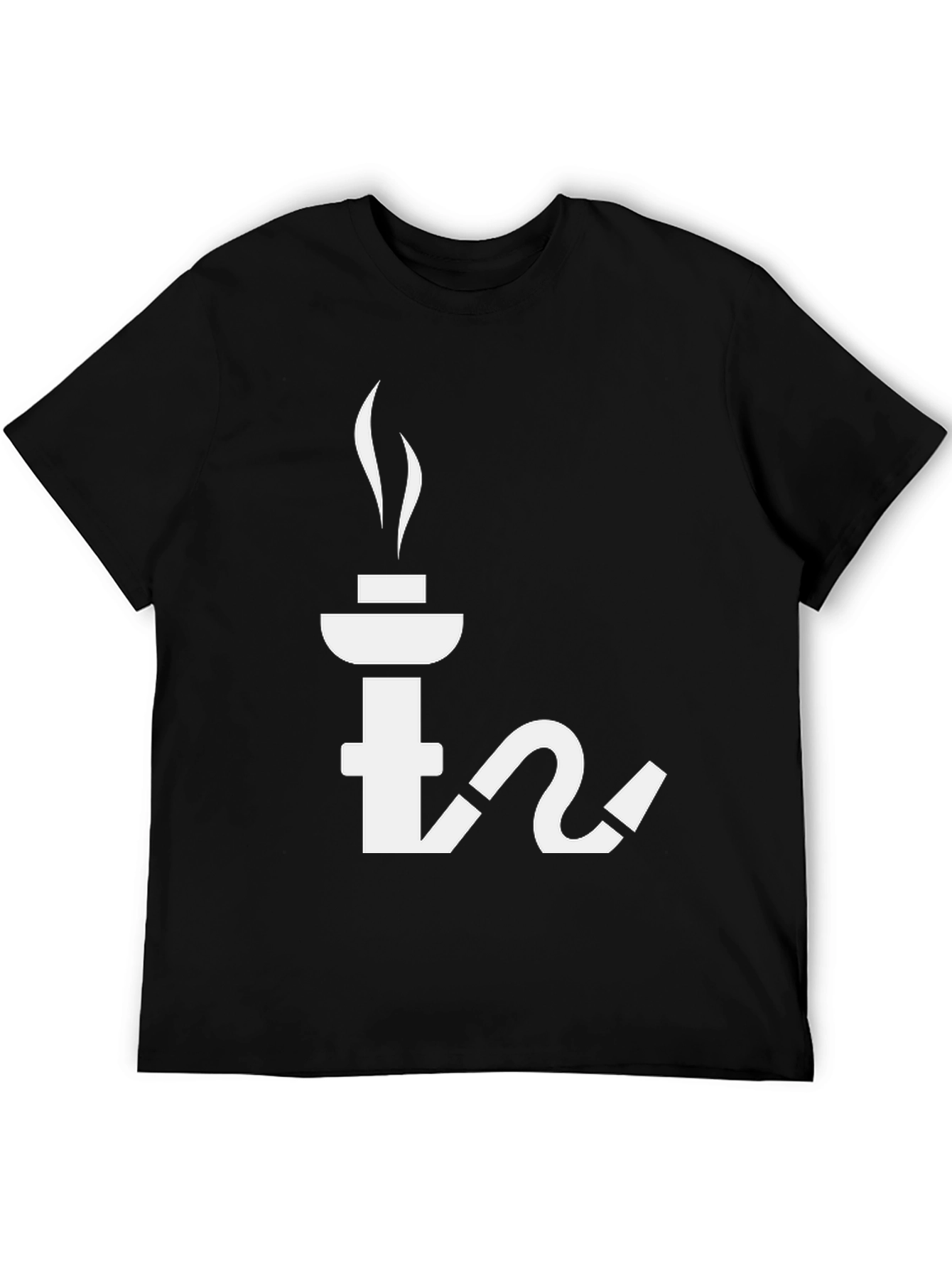 Cool Hookah T-Shirt - Black Graphic Tee