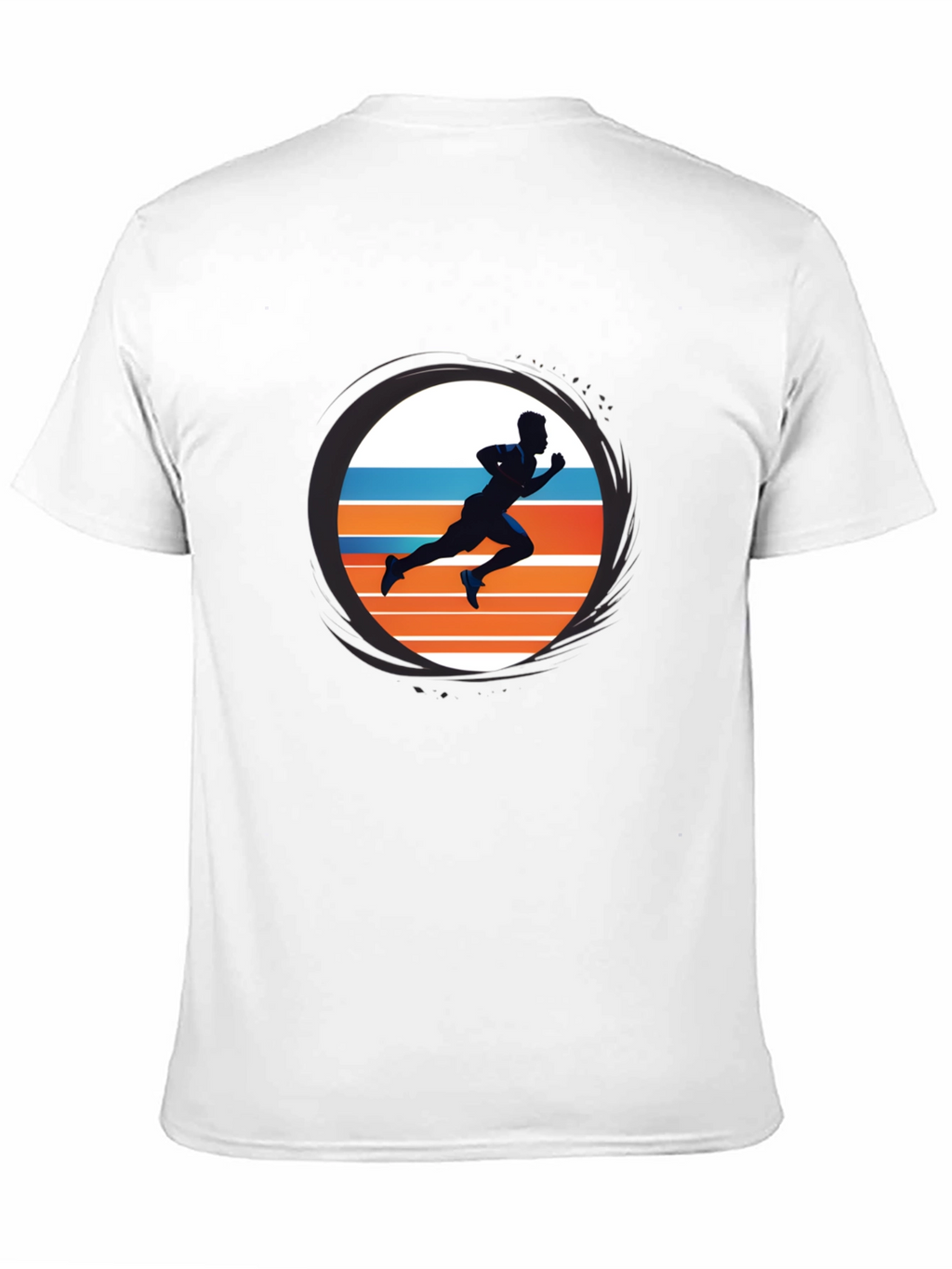 Runner Graphic Tee - Sporty Black T-Shirt