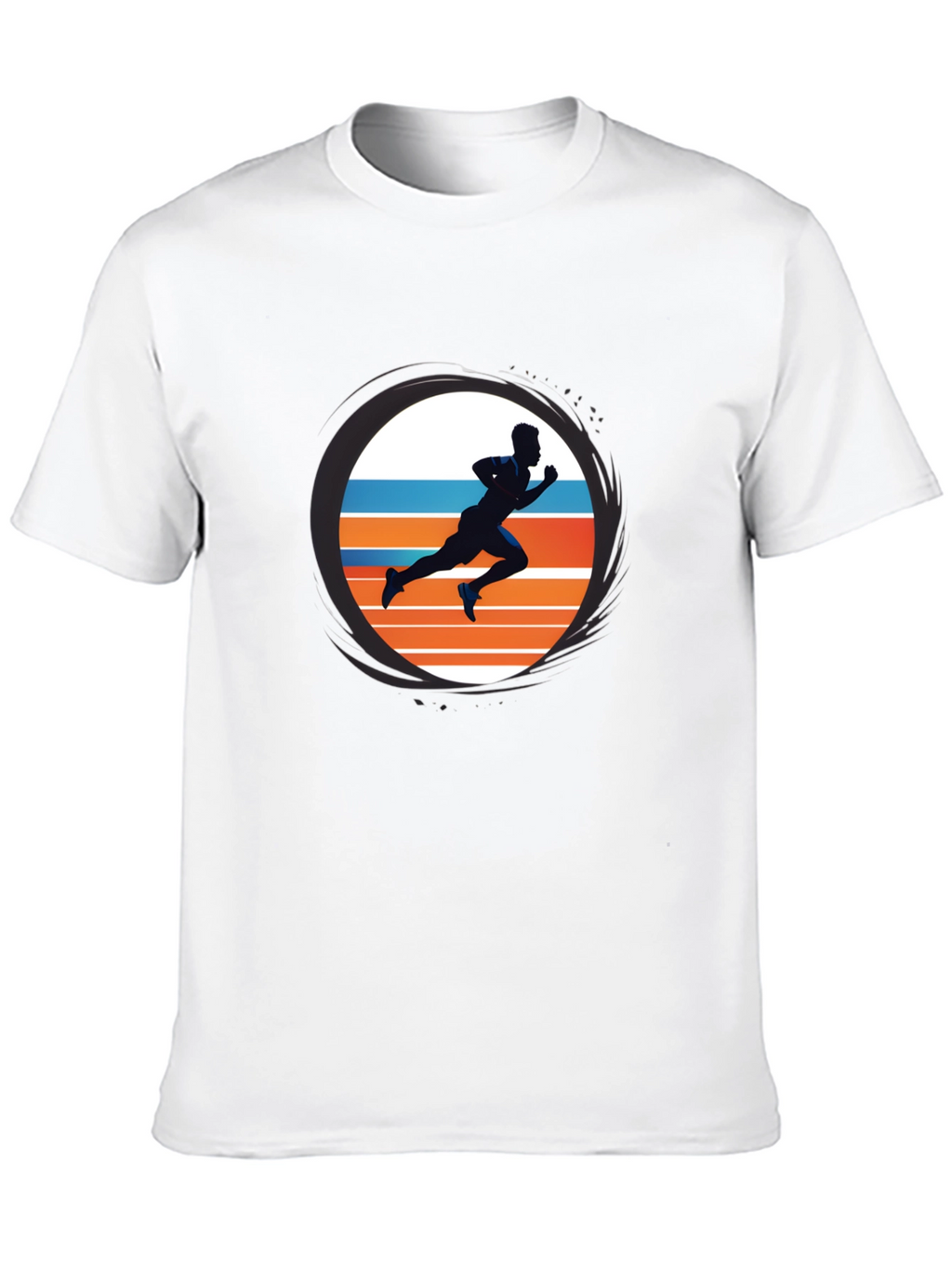 Runner Graphic Tee - Sporty Black T-Shirt
