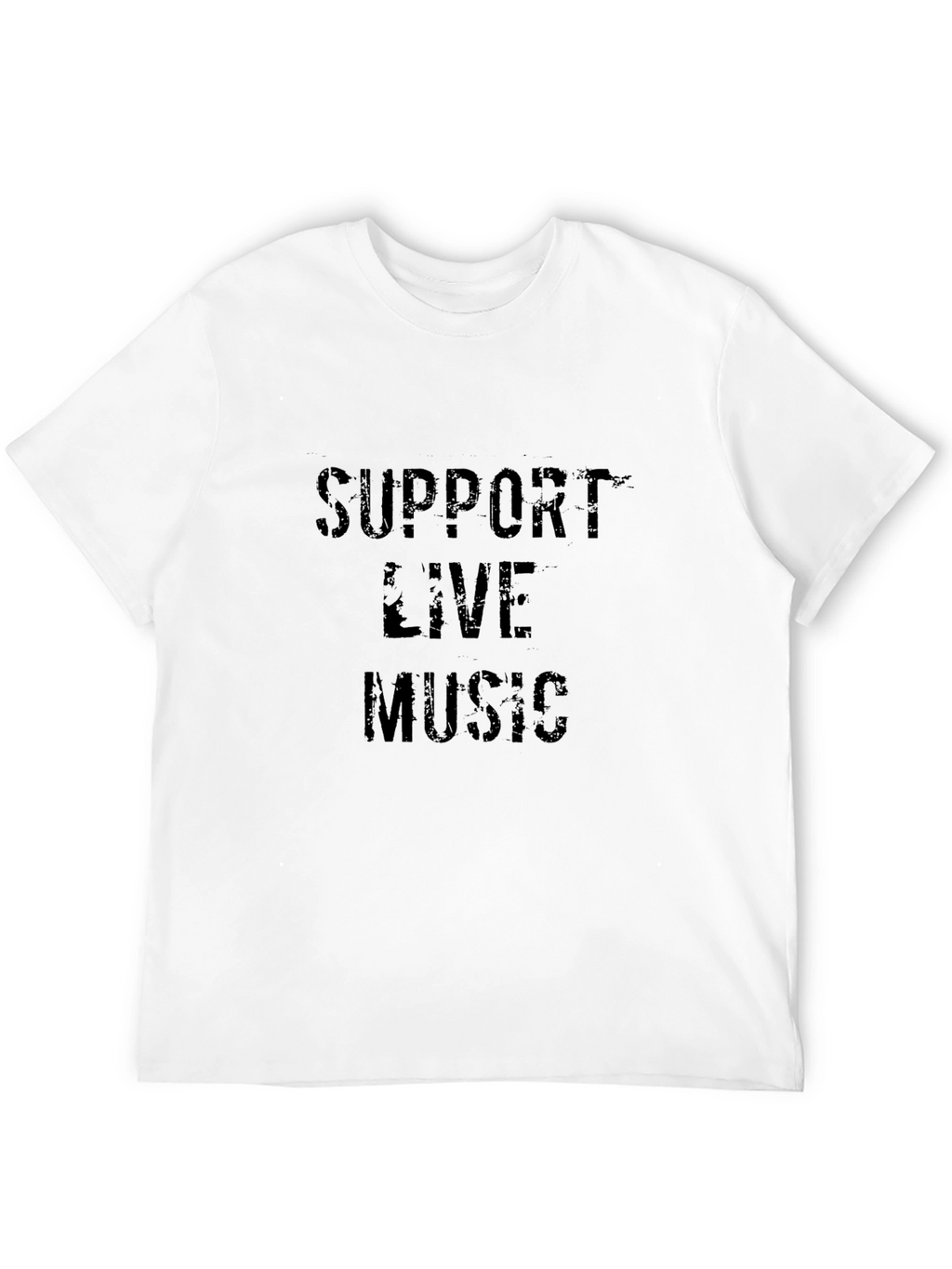 Support Live Music Graphic Tee