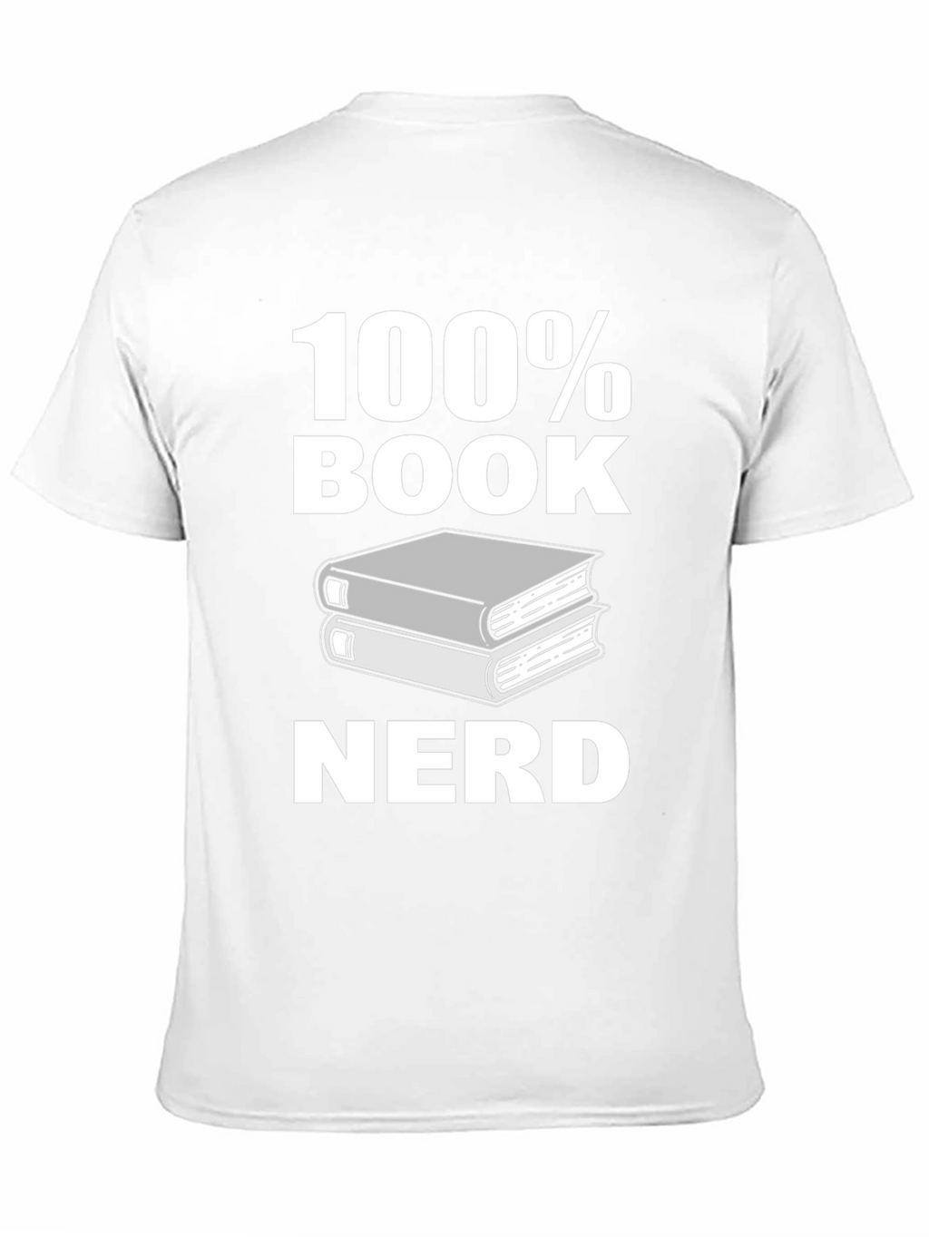 100% Book Nerd Graphic Tee - Black Unisex T-Shirt